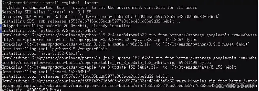 Qt6.6搭建WebAssembly_qt webassembly_02