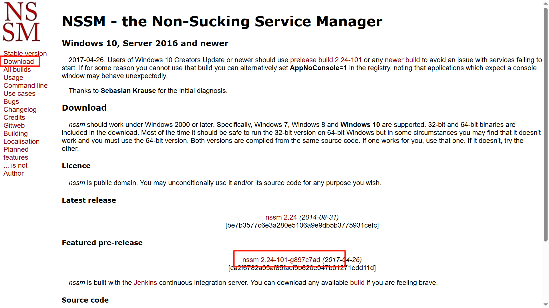 使用NSSM将.exe程序安装成windows服务